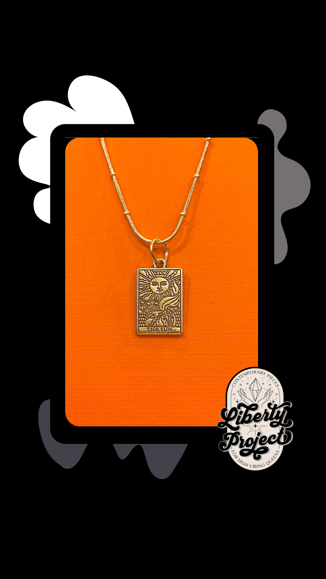 The Sun Tarot pendant