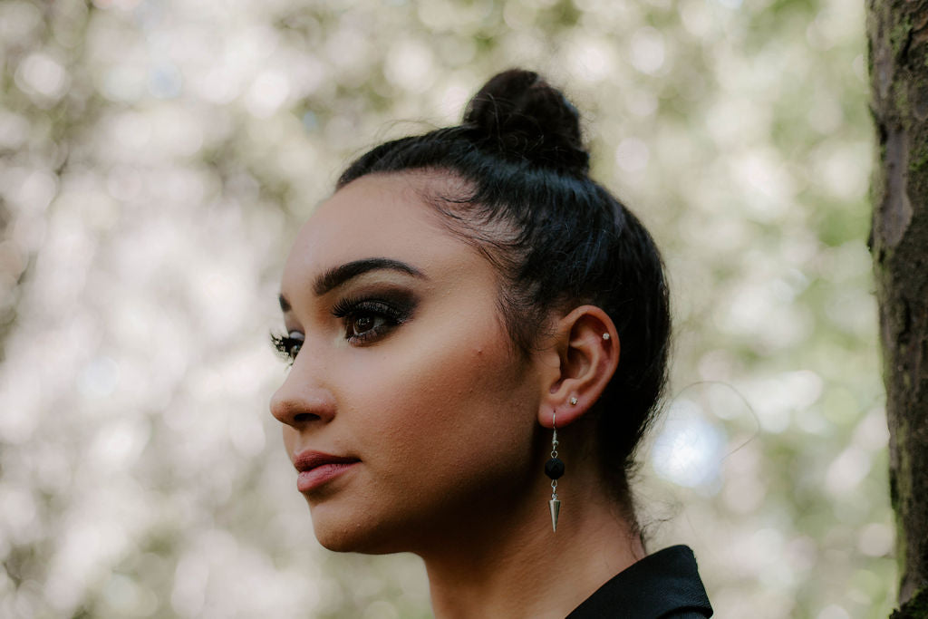 Back To Black - Earrings